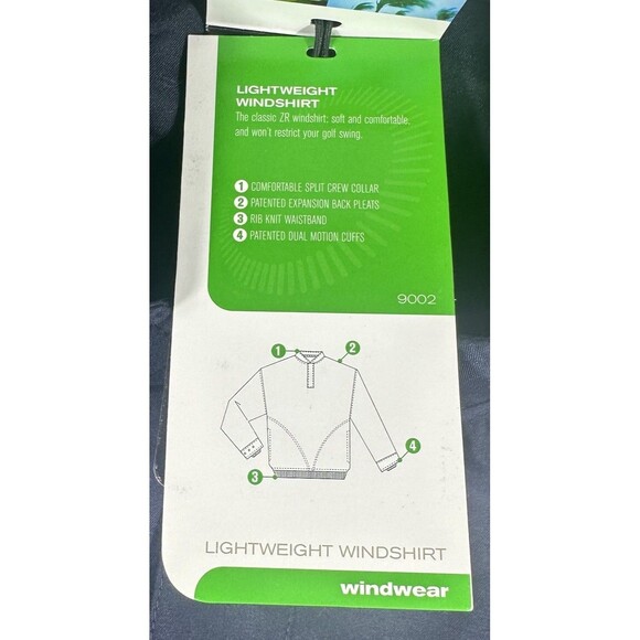 Zero Restriction Lightweight Windshirt Men’s M Golf Blue 1/4 Snap Jacket READ - Picture 11 of 13